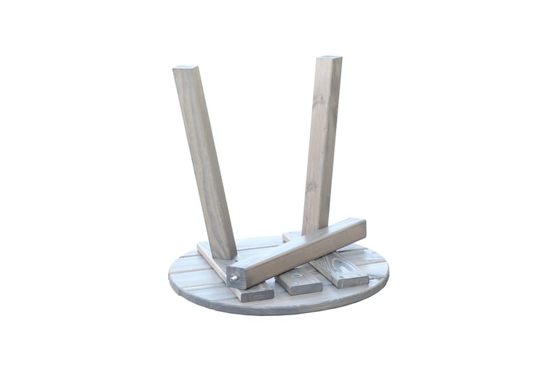 Sivupöytä Rolston - Harmaa - Puutarhakalusteet - Terassipöydät - Sivupöydät ulos