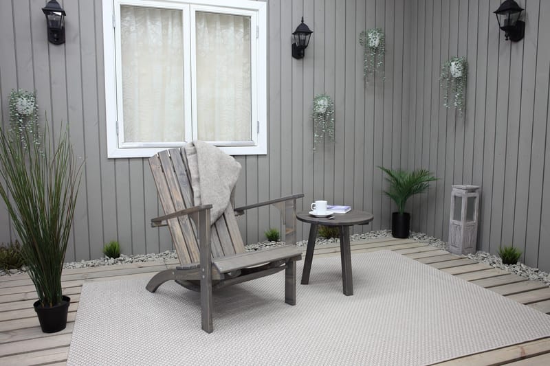 Sivupöytä Rolston - Harmaa - Puutarhakalusteet - Terassipöydät - Sivupöydät ulos