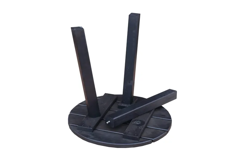 Sivupöytä Rolston - Kahvimusta - Puutarhakalusteet - Terassipöydät - Sivupöydät ulos