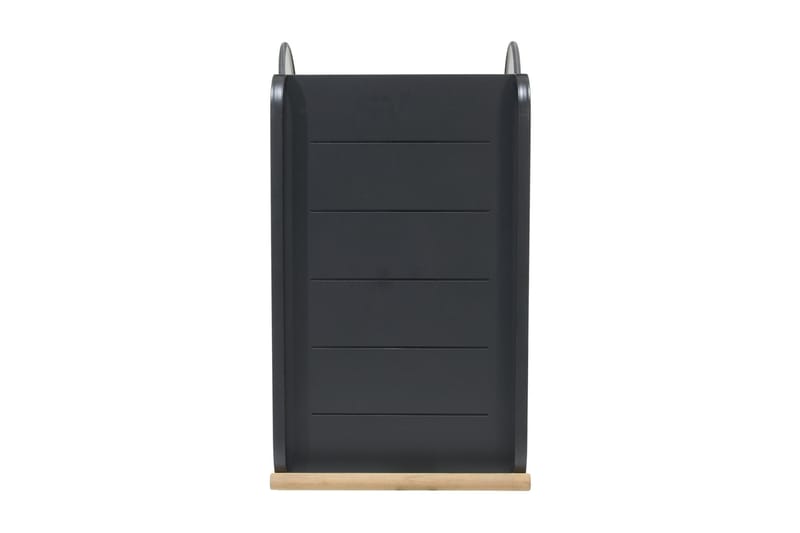 Tarjoilupöytä Portals 92 cm - Musta/Puu - Puutarhakalusteet - Terassipöydät - Sivupöydät ulos