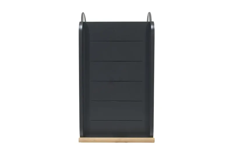 Tarjoilupöytä Portals 92 cm - Musta/Puu - Puutarhakalusteet - Terassipöydät - Sivupöydät ulos