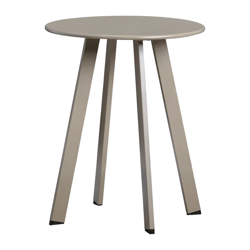 Sivupöytä Fer 49 cm pyöreä ulkokäyttöön, Hiekka