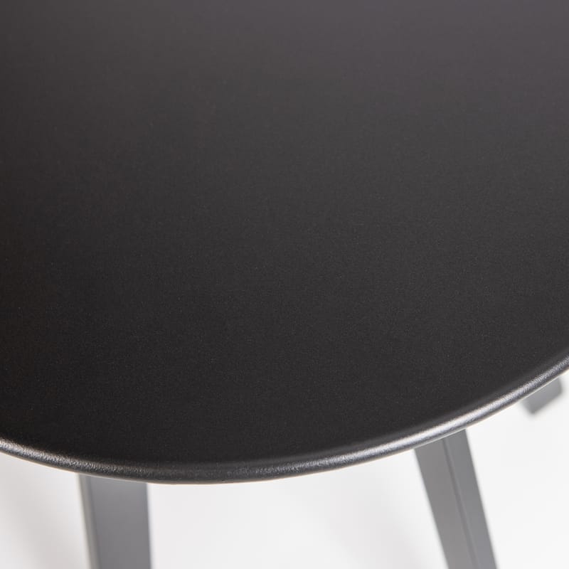 Sivupöytä Fer 49 cm pyöreä ulkokäyttöön - Musta - Puutarhakalusteet - Terassipöydät - Sivupöydät ulos