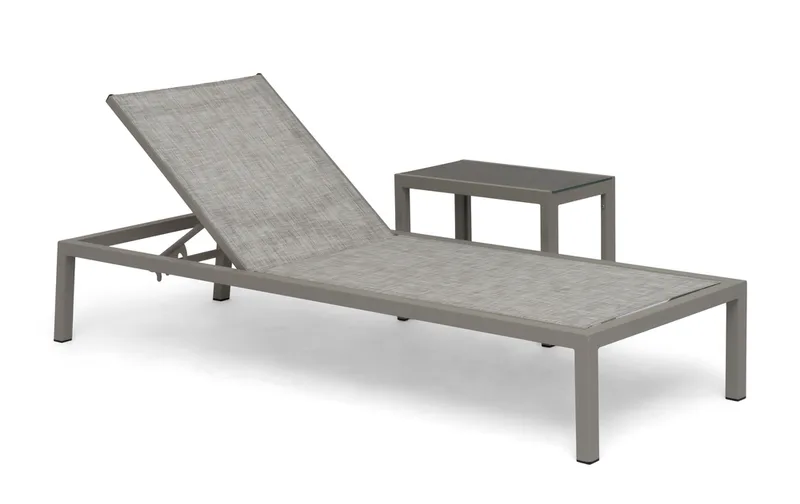 Sivupöytä Hillerstorp Hånger 60x35x47 cm - Hiekka - Puutarhakalusteet - Terassipöydät - Sivupöydät ulos