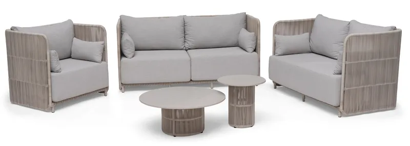 Sivupöytä Hillerstorp Kattvik Ø80 - Harmaa - Puutarhakalusteet - Terassipöydät - Sivupöydät ulos