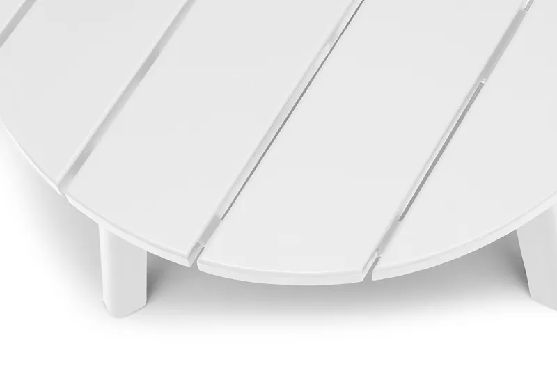 Sivupöytä Hillerstorp Tennessee Ø50 cm - Valkoinen - Puutarhakalusteet - Terassipöydät - Sivupöydät ulos