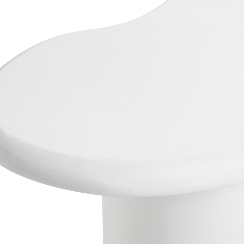 Sivupöytä ulos Arsoli 43x58 cm - Valkoinen - Puutarhakalusteet - Terassipöydät - Sivupöydät ulos