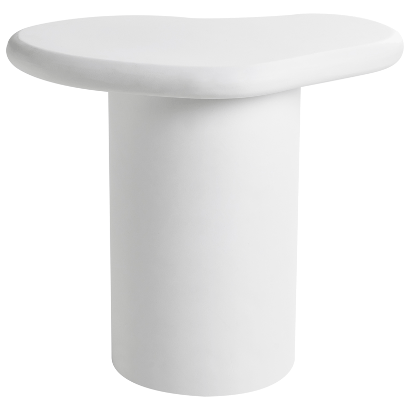 Sivupöytä ulos Arsoli 43x58 cm - Valkoinen - Puutarhakalusteet - Terassipöydät - Sivupöydät ulos