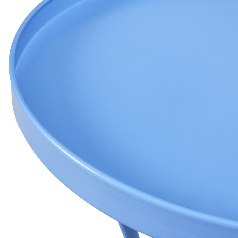 Sivupöytä ulos Cavinia 40 cm Rauta - Vaaleansininen - Puutarhakalusteet - Terassipöydät - Sivupöydät ulos