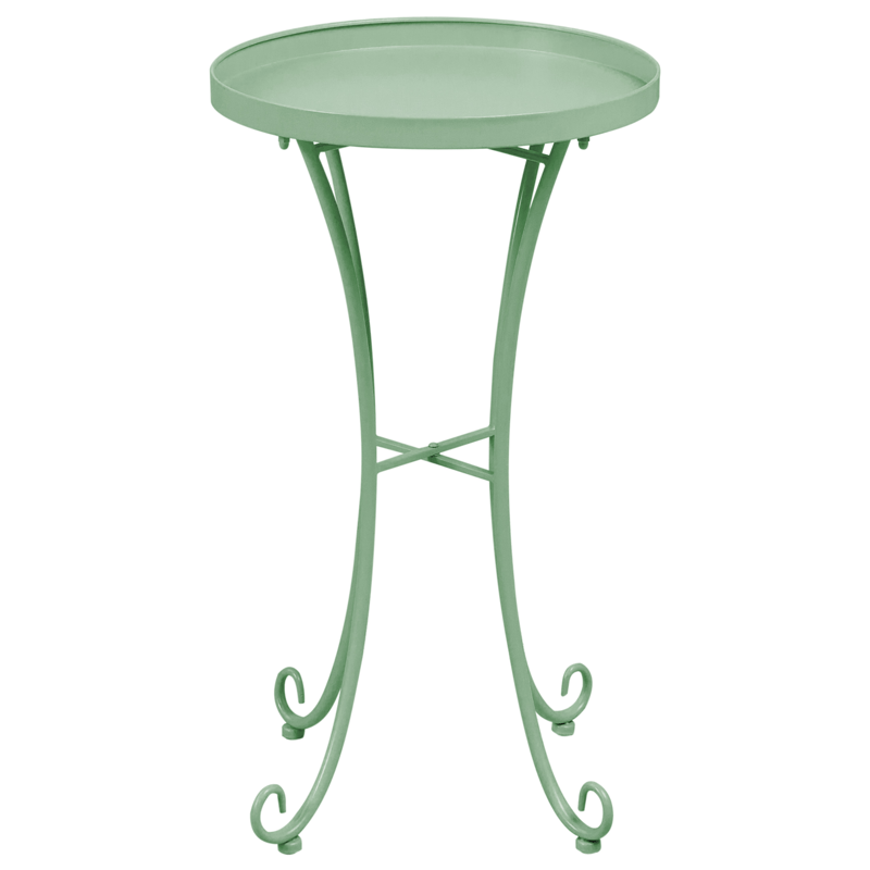 Sivupöytä ulos Cavinia 40 cm Rauta - Vihreä - Puutarhakalusteet - Terassipöydät - Sivupöydät ulos