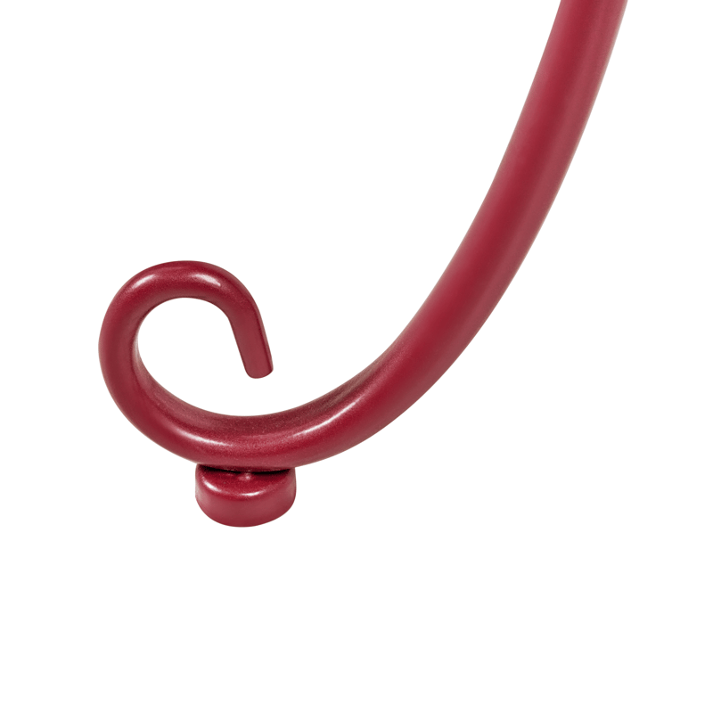 Sivupöytä ulos Cavinia 40 cm Rauta - viininpunainen - Puutarhakalusteet - Terassipöydät - Sivupöydät ulos