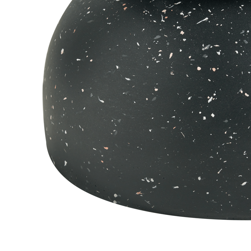 Sivupöytä ulos Faliro 37 cm 37 cm terrazzoefekti - Musta - Puutarhakalusteet - Terassipöydät - Sivupöydät ulos