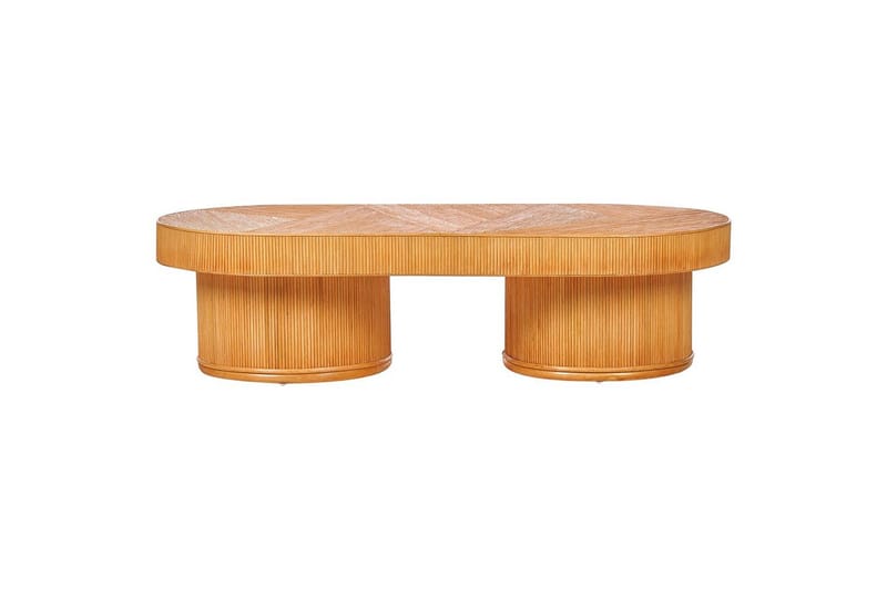 Soffbord Beliani Airole Light wood - Puutarhakalusteet - Terassipöydät - Sohvapöytä ulos & loungepöytä