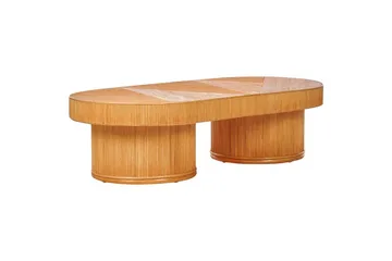 Soffbord Beliani Airole Light wood - Puutarhakalusteet - Terassipöydät - Sohvapöytä ulos & loungepöytä