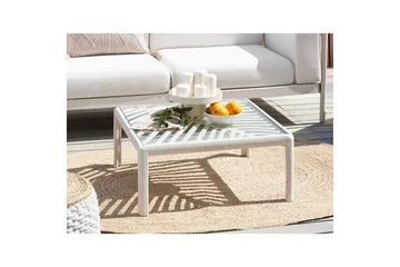 Soffbord Beliani Ferretti Beige - Puutarhakalusteet - Terassipöydät - Sohvapöytä ulos & loungepöytä