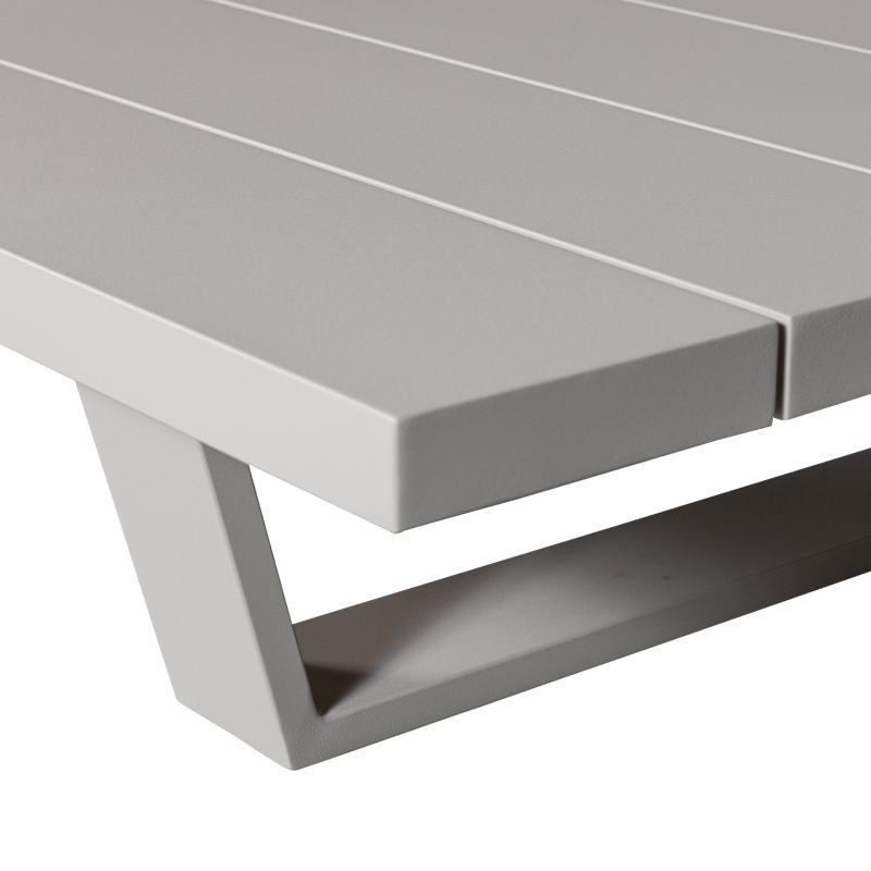 Sohvapöytä Bear 87 cm ulkokäyttöön - Hiekka - Puutarhakalusteet - Terassipöydät - Sohvapöytä ulos & loungepöytä