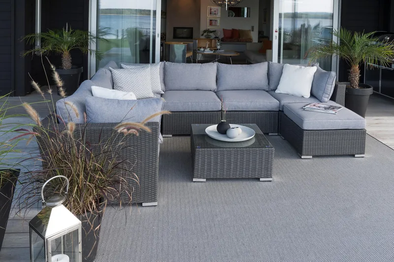 MADISON Divaani/Pöytä - Puutarhakalusteet - Terassipöydät - Sohvapöytä ulos & loungepöytä