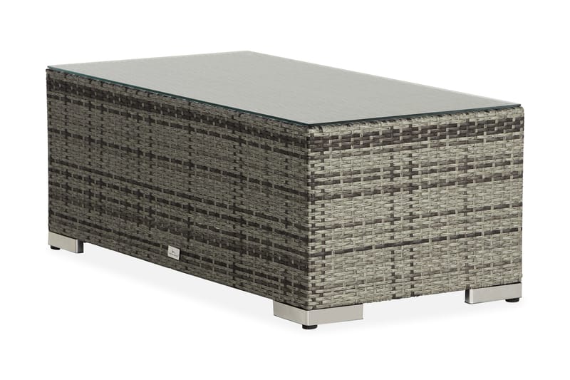 Pöytä Bahamas 113 cm - Harmaa - Puutarhakalusteet - Terassipöydät - Sohvapöytä ulos & loungepöytä