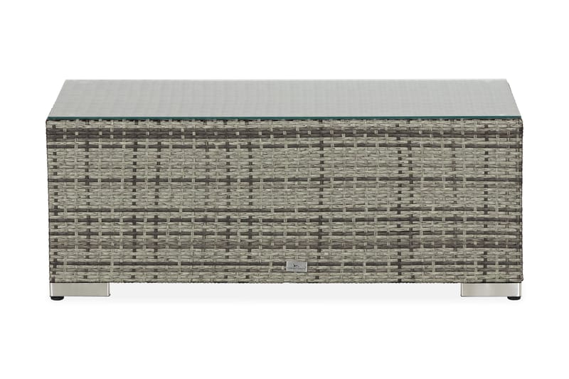 Pöytä Bahamas 113 cm - Harmaa - Puutarhakalusteet - Terassipöydät - Sohvapöytä ulos & loungepöytä