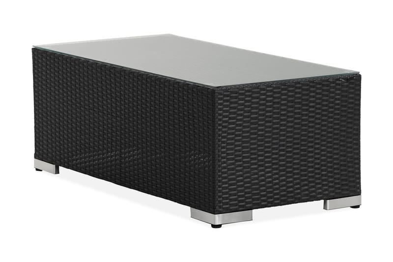 Pöytä Bahamas - Musta - Puutarhakalusteet - Terassipöydät - Sohvapöytä ulos & loungepöytä