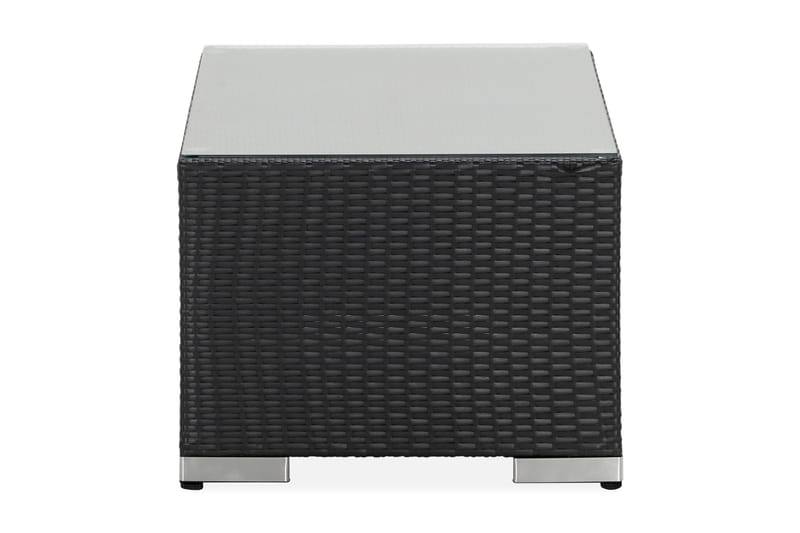 Pöytä Bahamas - Musta - Puutarhakalusteet - Terassipöydät - Sohvapöytä ulos & loungepöytä