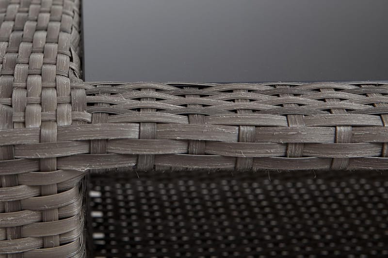 Pöytä Wisconsin 110 cm Polyrottinki/Harmaa/Ruskea - Hillerstorp - Puutarhakalusteet - Terassipöydät - Sohvapöytä ulos & loungepöytä