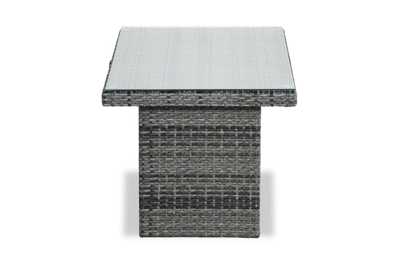Sohvapöytä Bahamas 100 cm Korkea - Harmaa - Puutarhakalusteet - Terassipöydät - Sohvapöytä ulos & loungepöytä