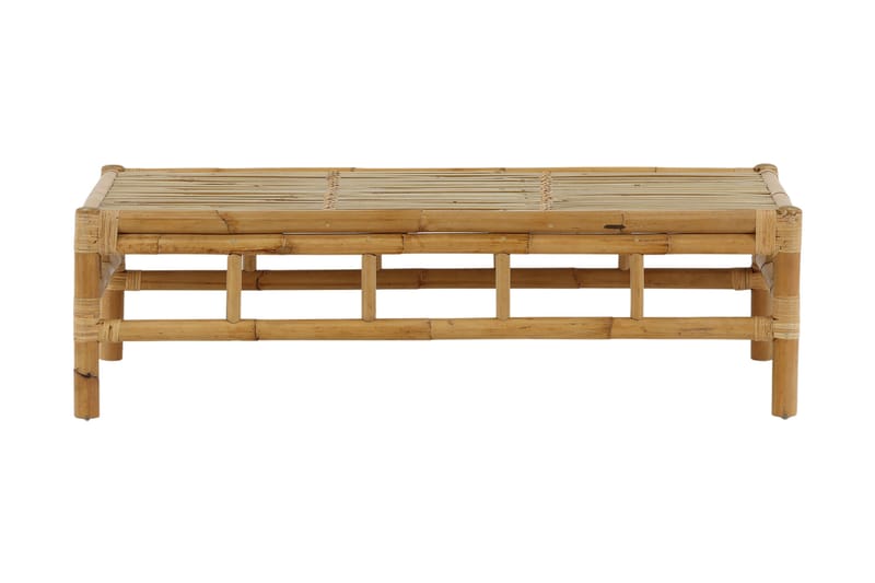 Sohvapöytä Cane 120 cm Puu - Puu/Luonnonväri - Puutarhakalusteet - Terassipöydät - Sohvapöytä ulos & loungepöytä