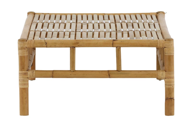 Sohvapöytä Cane 120 cm Puu - Puu/Luonnonväri - Puutarhakalusteet - Terassipöydät - Sohvapöytä ulos & loungepöytä