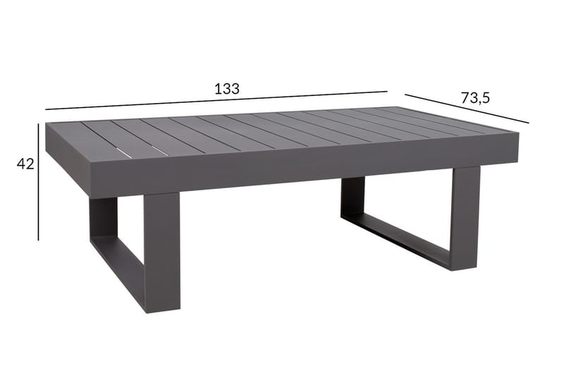 Sohvapöytä Fluffy - Puutarhakalusteet - Terassipöydät - Sohvapöytä ulos & loungepöytä