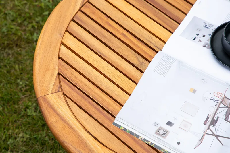 Sohvapöytä Lumpur 70 cm Pyöreä - Ruskea - Puutarhakalusteet - Terassipöydät - Sohvapöytä ulos & loungepöytä