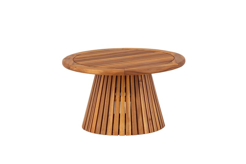 Sohvapöytä Lumpur 70 cm Pyöreä - Ruskea - Puutarhakalusteet - Terassipöydät - Sohvapöytä ulos & loungepöytä