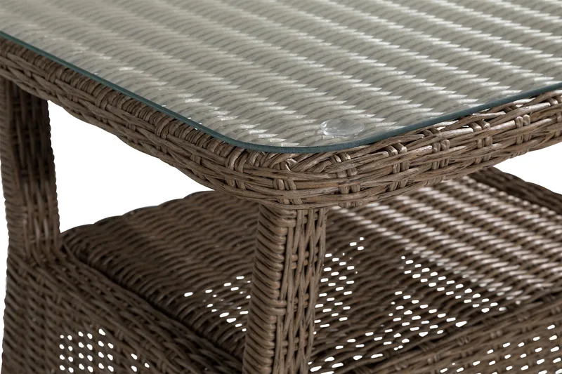 Sohvapöytä Marcus Korkea 80 cm - Luonnonväri - Puutarhakalusteet - Terassipöydät - Sohvapöytä ulos & loungepöytä