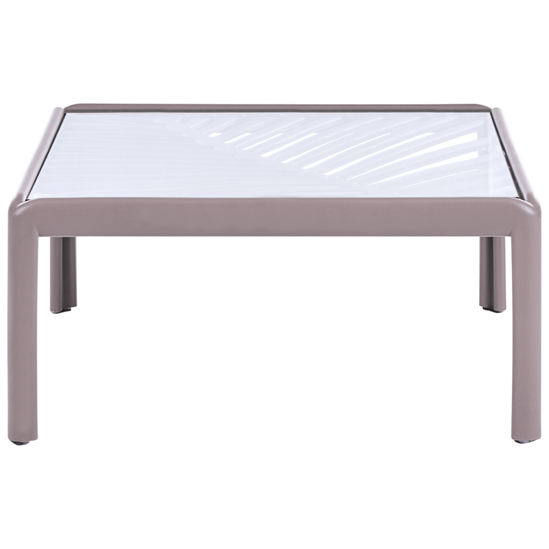 Sohvapöytä ulos Ferretti 69 cm - Harmaa/Beige - Puutarhakalusteet - Terassipöydät - Sohvapöytä ulos & loungepöytä