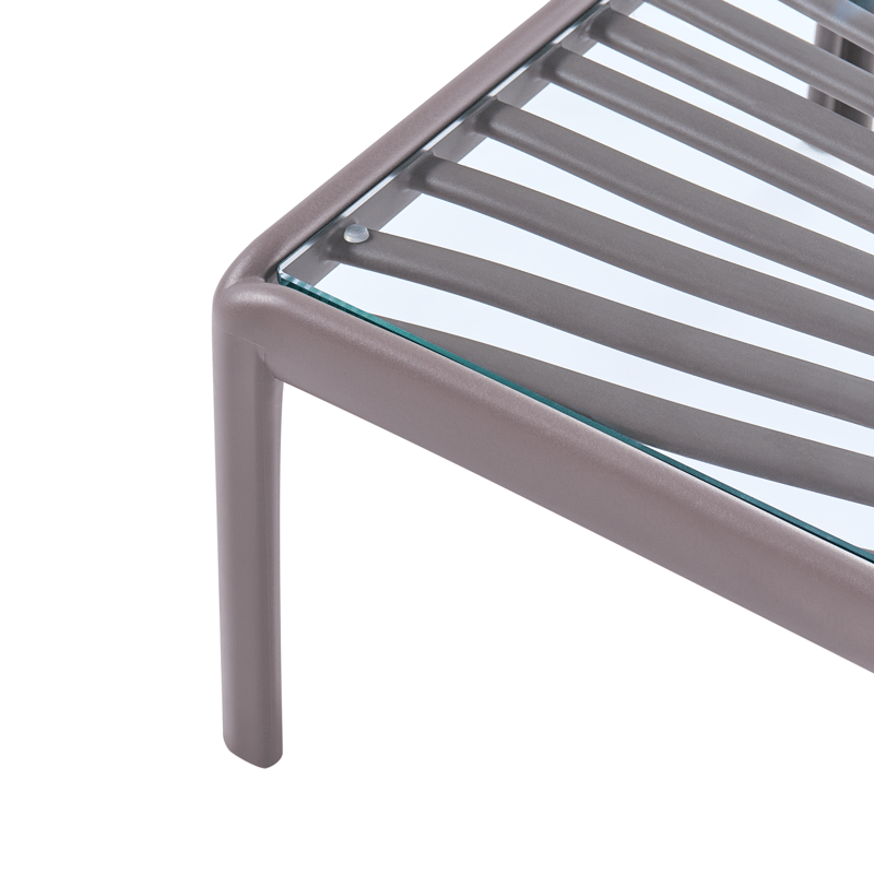 Sohvapöytä ulos Ferretti 69 cm - Harmaa/Beige - Puutarhakalusteet - Terassipöydät - Sohvapöytä ulos & loungepöytä