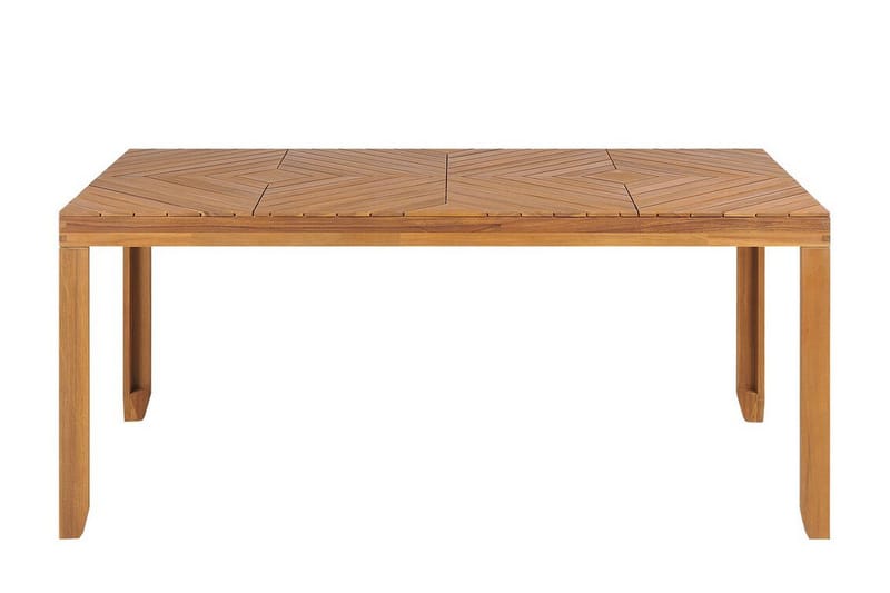 Taviano Ruokapöytä 90x180 cm - Vaalean Ruskea - Puutarhakalusteet - Terassipöydät - Ruokapöytä terassille
