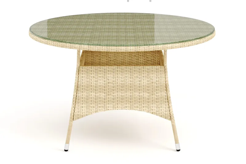 Thor Ulkopöytä Pyöreä 140 cm - Beige - Puutarhakalusteet - Terassipöydät - Ruokapöytä terassille