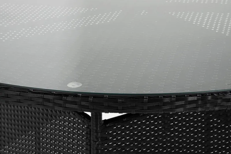 Thor pöytä pyöreä 140 cm - Musta - Puutarhakalusteet - Terassipöydät - Ruokapöytä terassille