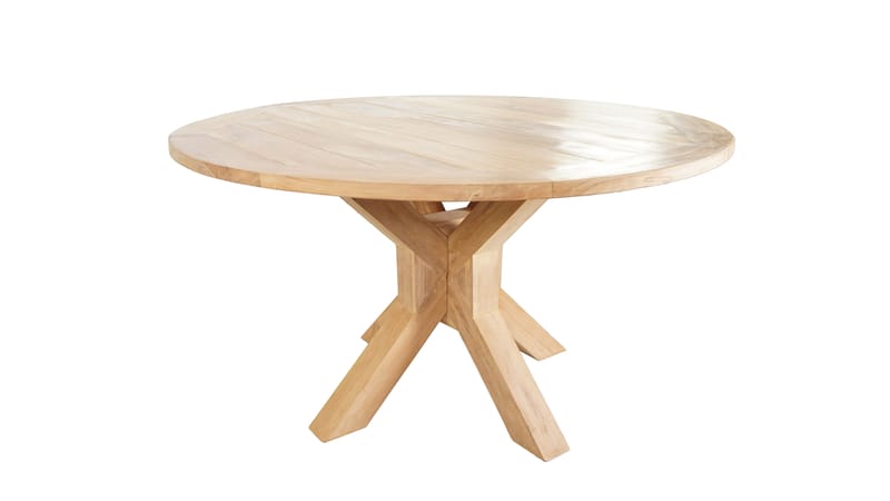 Toscana Ulkopöytä Ø140 cm - Puu - Puutarhakalusteet - Terassipöydät - Ruokapöytä terassille