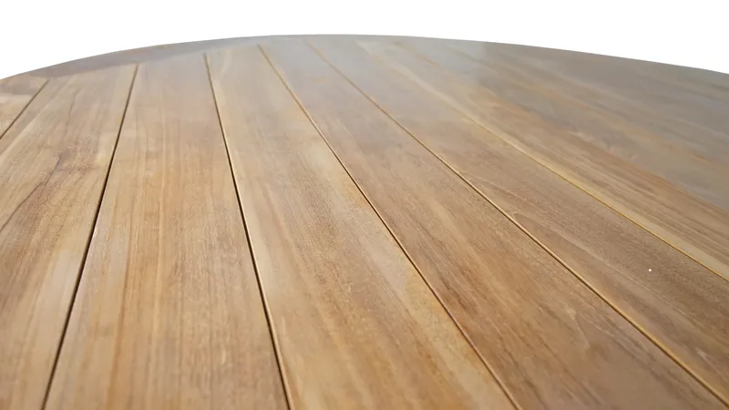 Toscana Ulkopöytä Ø180 cm - Luonnonvärinen - Puutarhakalusteet - Terassipöydät - Ruokapöytä terassille