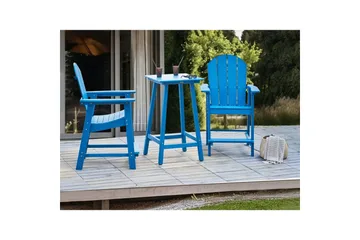 Trädgårdsbord Beliani Adirondack Blå blue - Puutarhakalusteet - Terassipöydät - Sivupöydät ulos