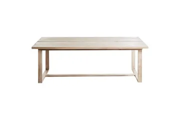 Trädgårdsbord Beliani Azzanello Light wood - Puutarhakalusteet - Terassipöydät - Ruokapöytä terassille