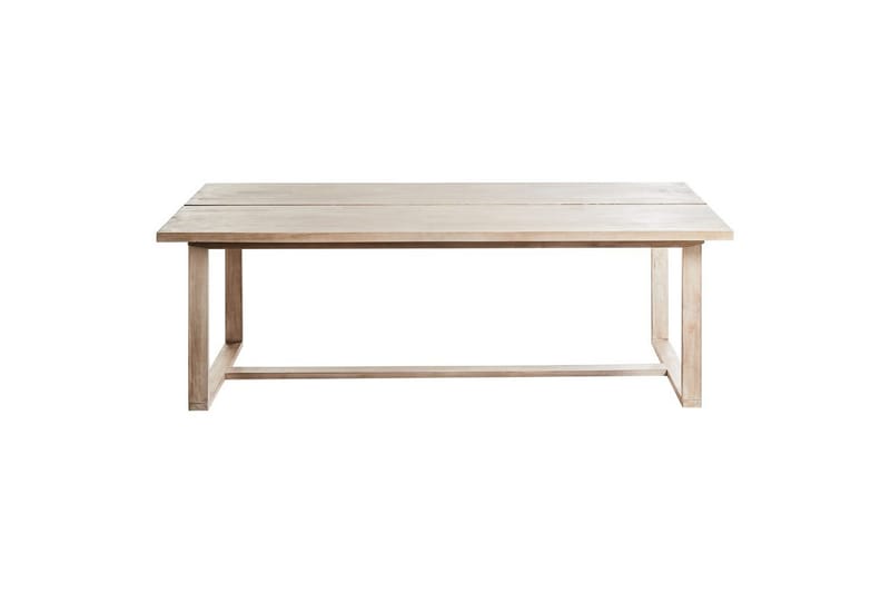 Trädgårdsbord Beliani Azzanello Light wood - Puutarhakalusteet - Terassipöydät - Ruokapöytä terassille