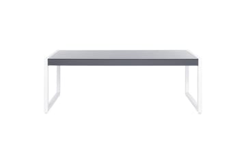Trädgårdsbord Beliani Bacoli Grey||White - Puutarhakalusteet - Terassipöydät - Ruokapöytä terassille