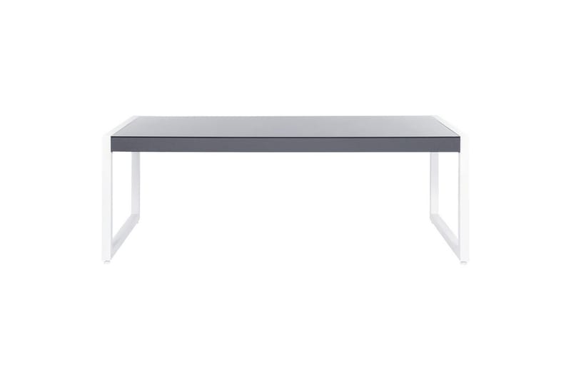 Trädgårdsbord Beliani Bacoli Grey||White - Puutarhakalusteet - Terassipöydät - Ruokapöytä terassille