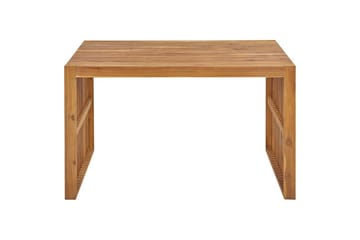 Trädgårdsbord Beliani Bellano 120x70x70 cm Light wood - Puutarhakalusteet - Terassipöydät - Ruokapöytä terassille
