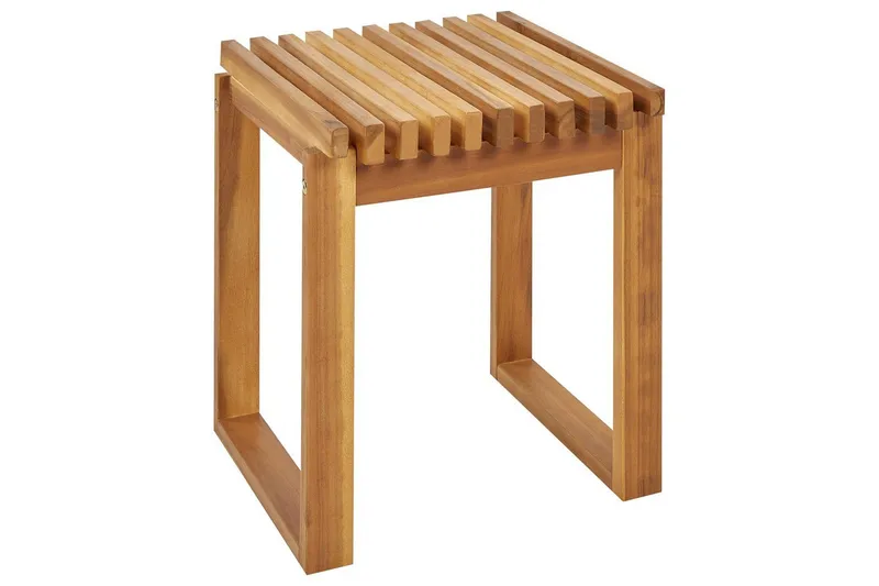 Trädgårdsbord Beliani Bellano 40x35x44 cm Light wood, undefined
