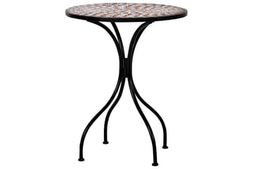 Trädgårdsbord Beliani Carpino Black, GOLD, Grey - Puutarhakalusteet - Terassipöydät - Kahvilapöytä