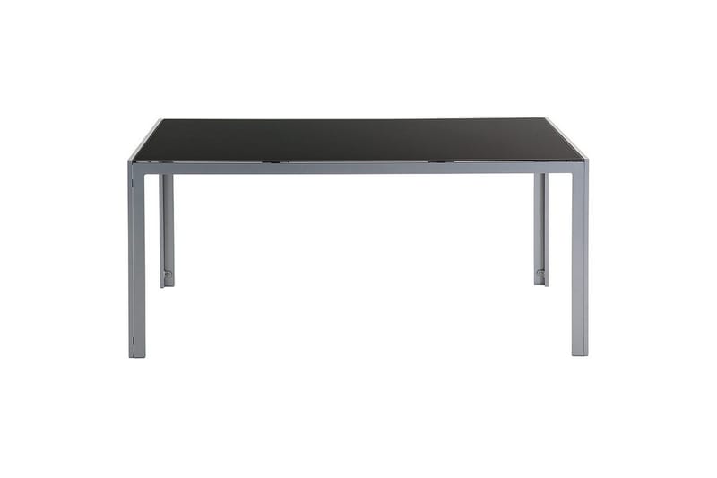 Trädgårdsbord Beliani Catania Black||Silver - Puutarhakalusteet - Terassipöydät - Ruokapöytä terassille