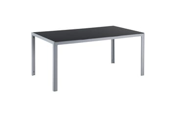 Trädgårdsbord Beliani Catania Black||Silver - Puutarhakalusteet - Terassipöydät - Ruokapöytä terassille